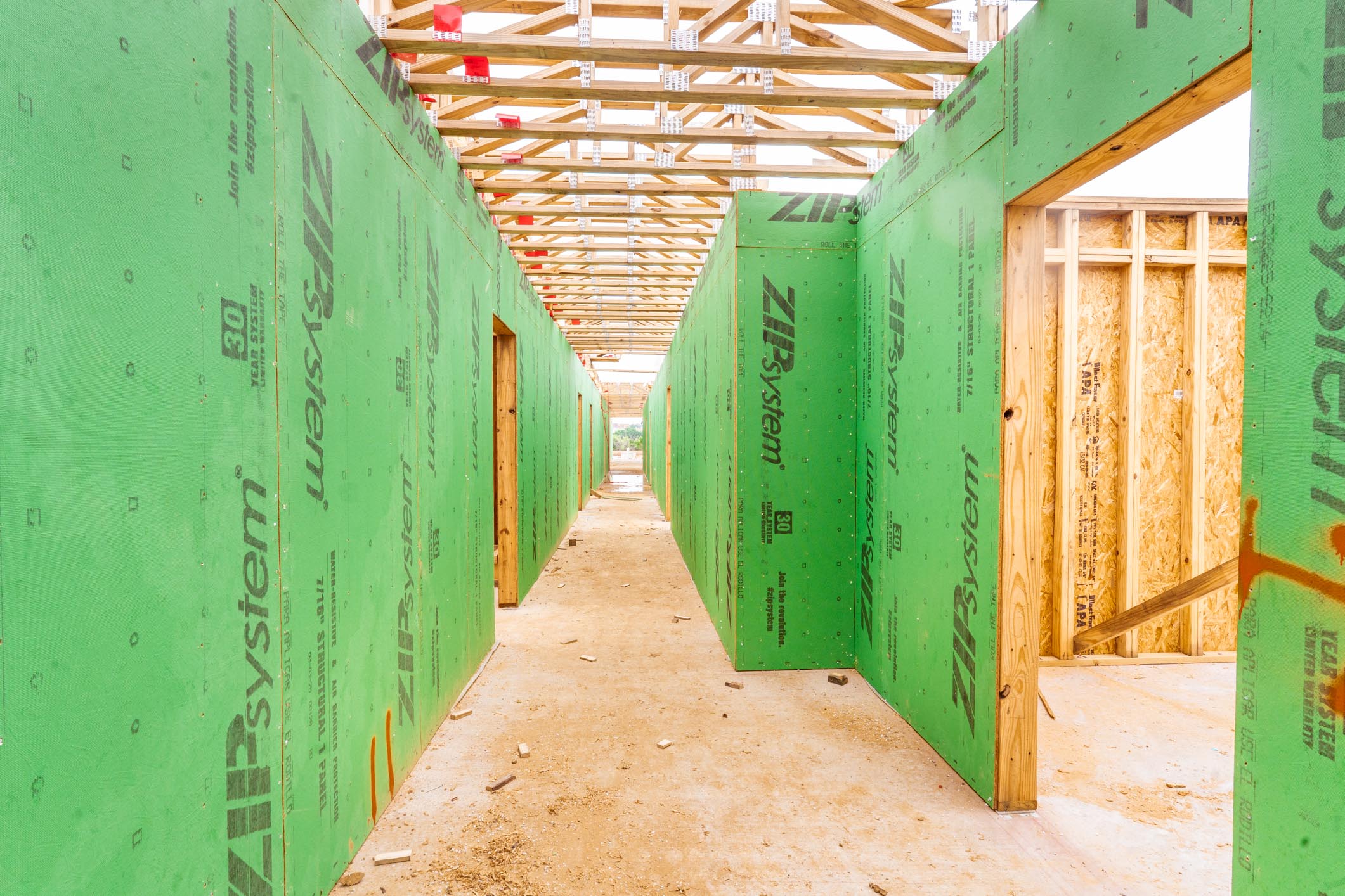 Framing at Rock Creek Multifamily Project