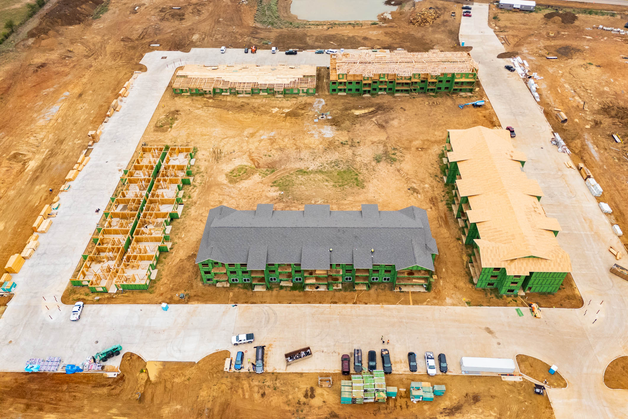 Roofing at Rock Creek Multifamily Project