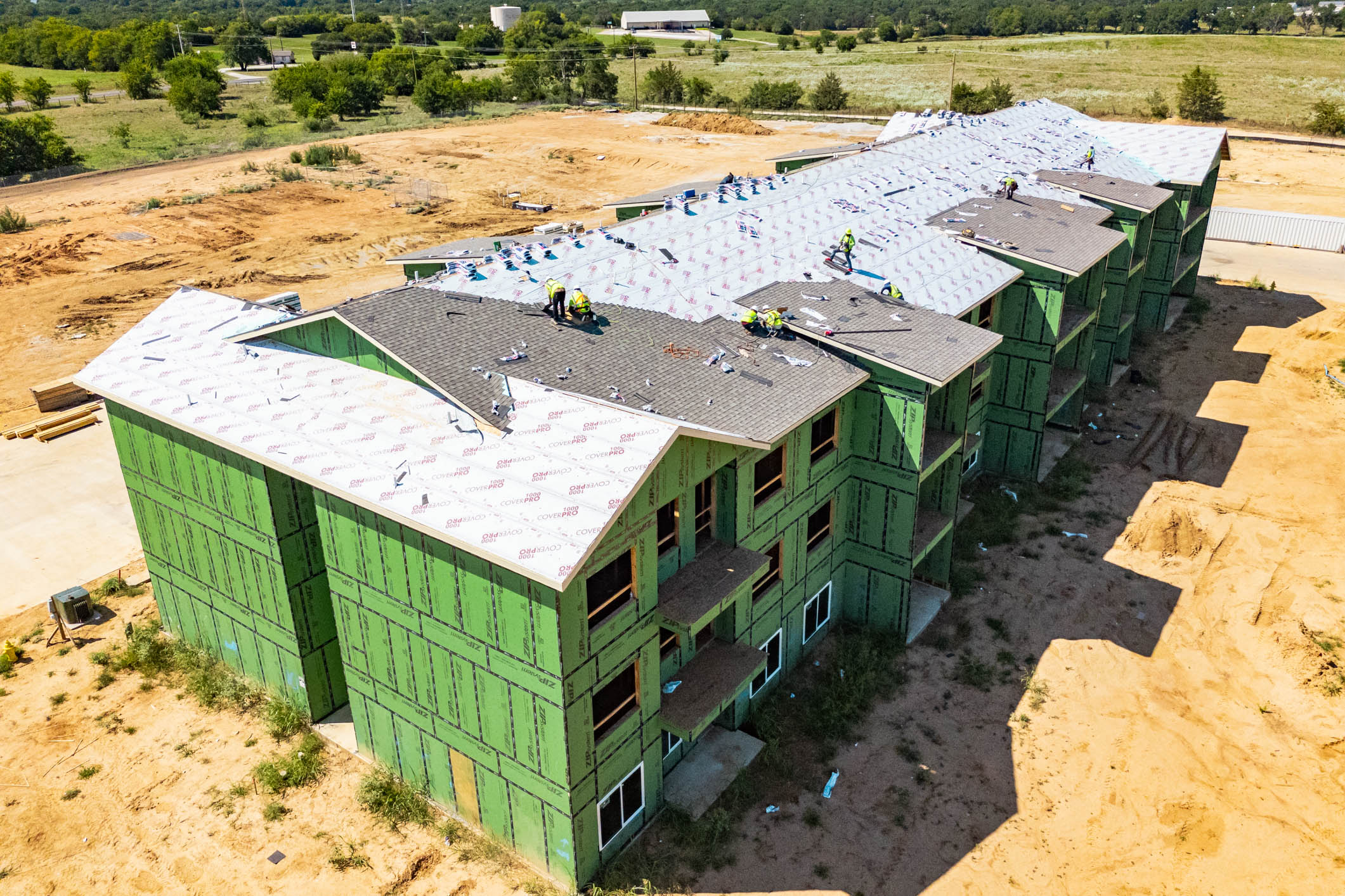 Roofing at Rock Creek Multifamily Project
