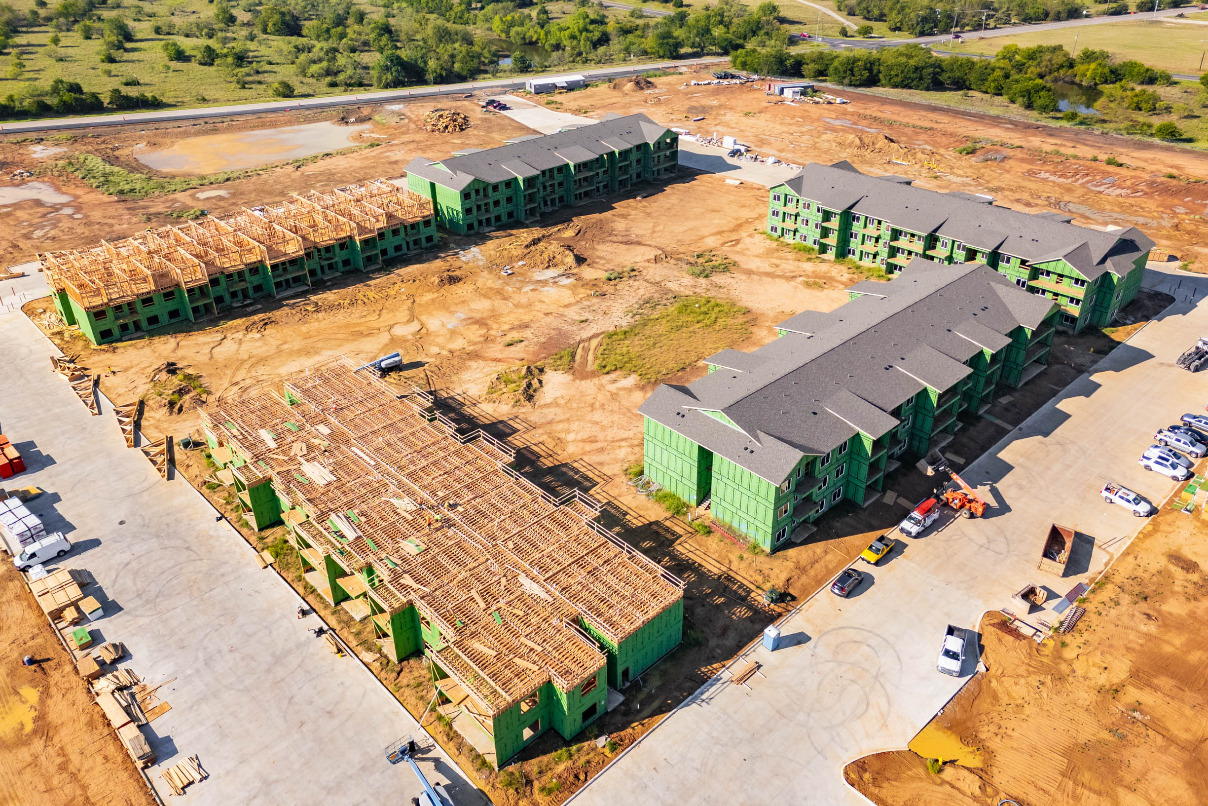 Roofing at Rock Creek Multifamily Project