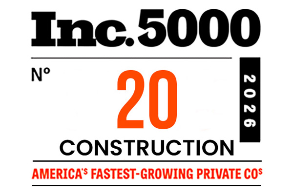 ELITE Ranks No. 20 in Construction on the 2026 Inc. 5000 List